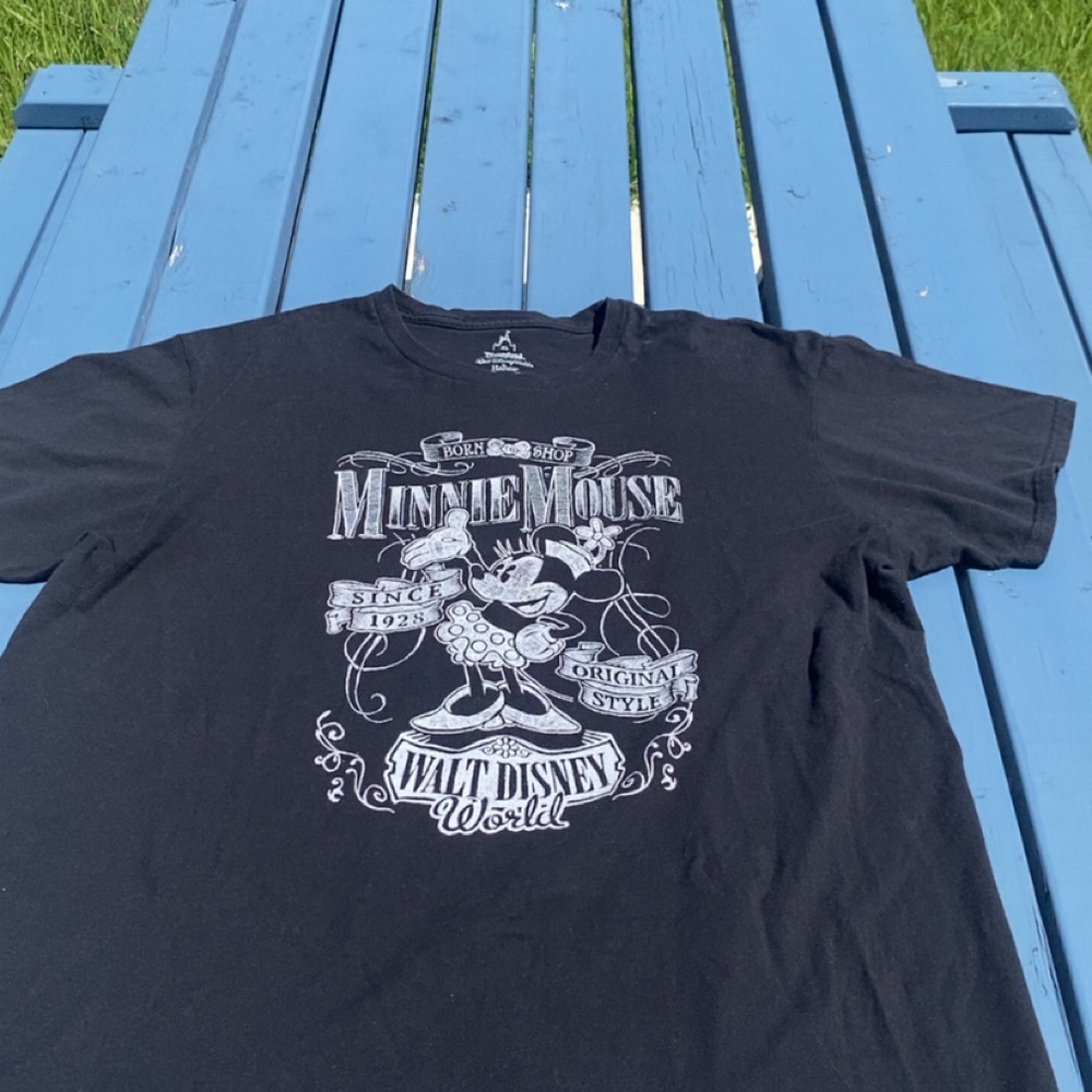 Hanes Black Minnie Mouse T-Shirt
